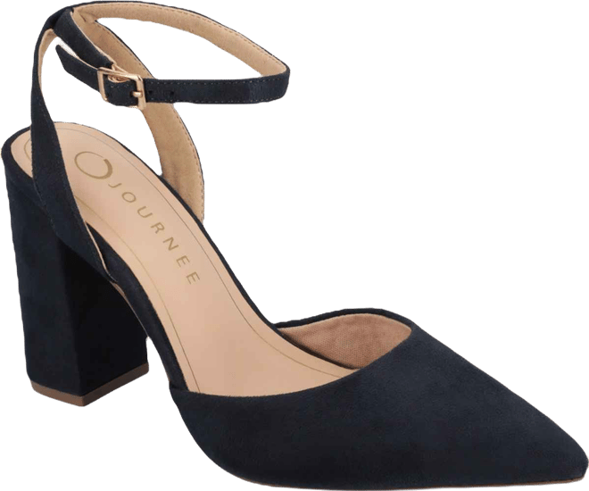 Women's Tyyra Ankle Strap Block Heel Pumps