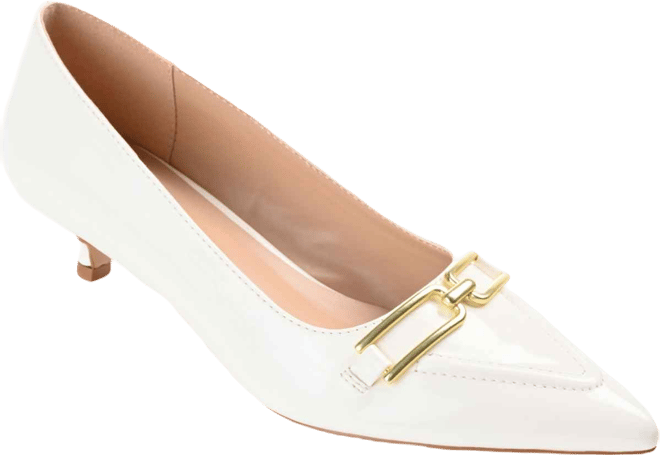 Women's Rumi Pointed Toe Kitten Heel Pumps