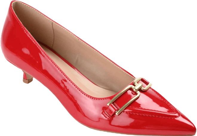 Women's Rumi Pointed Toe Kitten Heel Pumps