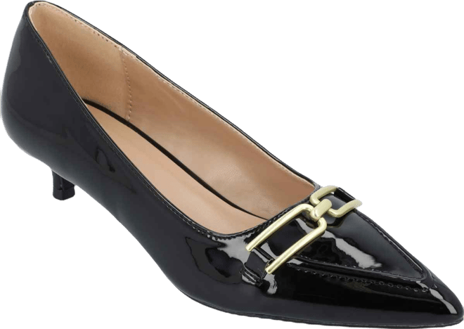 Women's Rumi Pointed Toe Kitten Heel Pumps