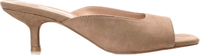 Women's Larna Square Toe Slip On Kitten Heels