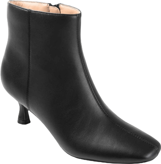 Women's Kelssa Square Toe Kitten Heel Dress Booties