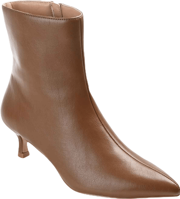 Women's Arely Kitten Heel Pointed Toe Dress Booties