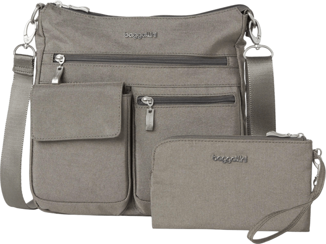 Women's Modern Everywhere Slim Crossbody with Rfid Wristlet, Set 2 Piece