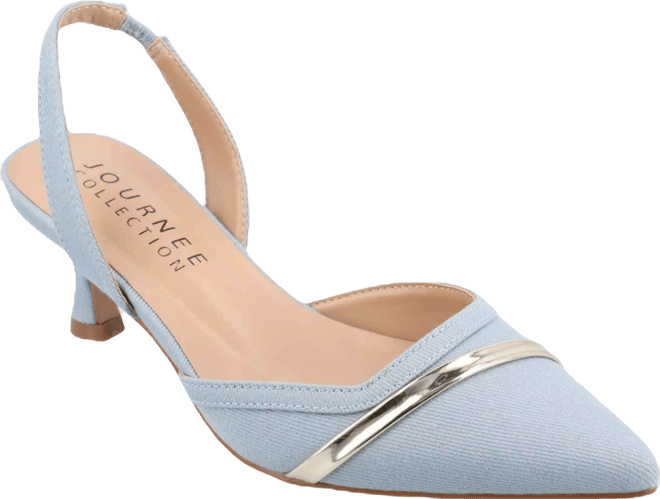 Women's Nellia Slingback Kitten Heel Pumps