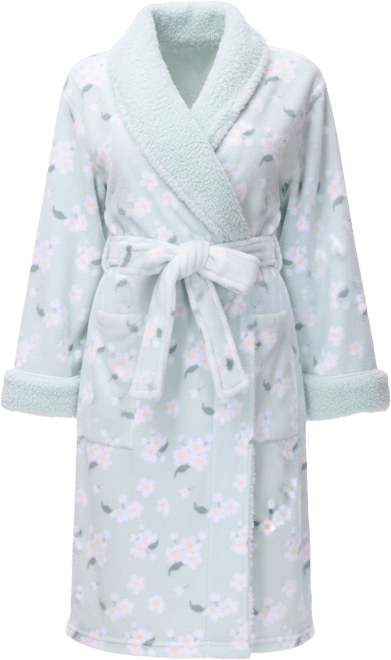 Women's Printed Plush Robe