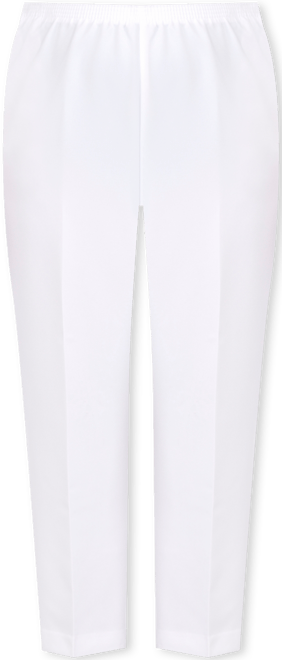 Plus Size Classic Pull-On Straight-Leg Short Length Pants