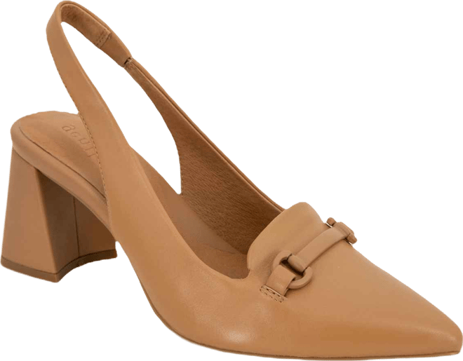 Women's Dionne Pointed-Toe Block-Heel Slingback Pumps