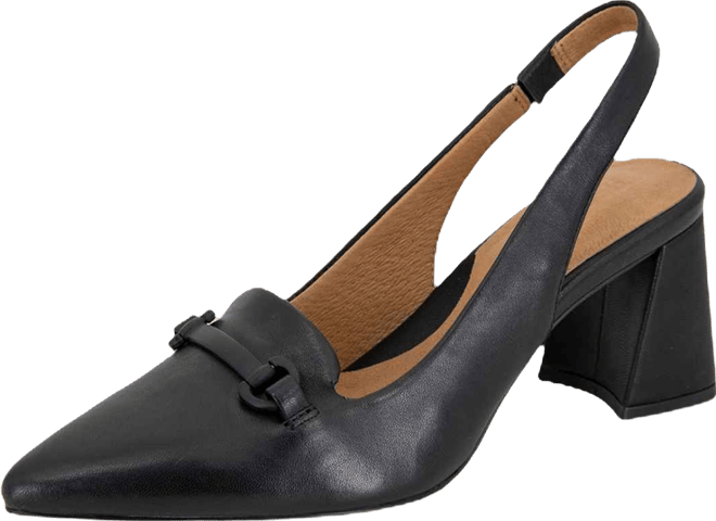 Women's Dionne Pointed-Toe Block-Heel Slingback Pumps