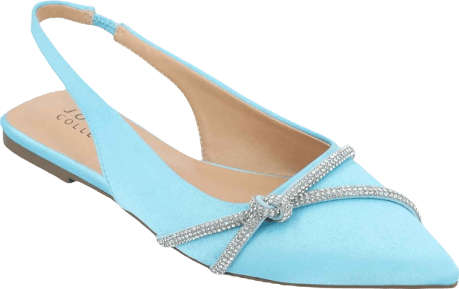 Women's Rebbel Rhinestone Knot Slingback Flats