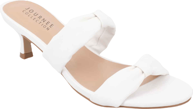 Women's Dyllan Double Strap Kitten Heel Dress Sandals