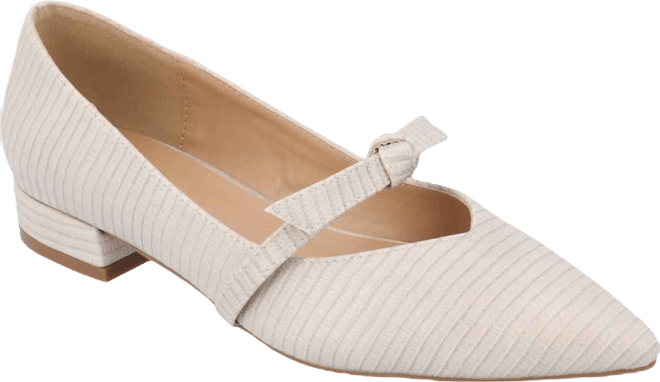 Women's Cait Bow Mary Jane Pointed Toe Flats