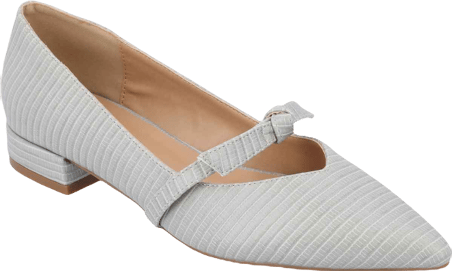 Women's Cait Bow Mary Jane Pointed Toe Flats
