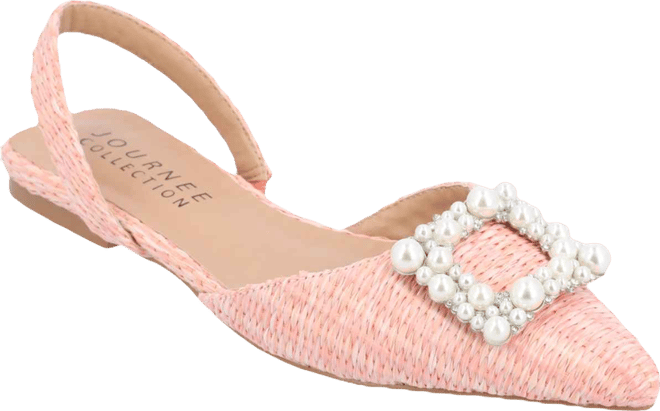 Women's Hannae Embellished Slingback Flats