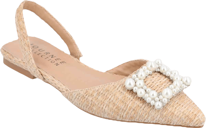 Women's Hannae Embellished Slingback Flats