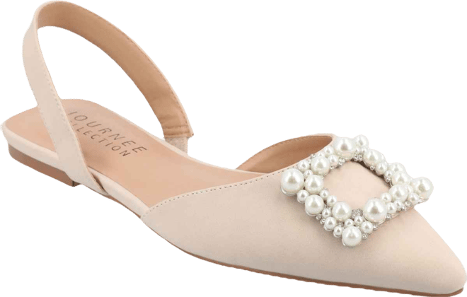 Women's Hannae Embellished Slingback Flats