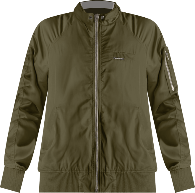 Women's Satin Bomber Jacket