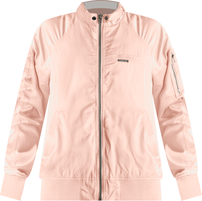 Women's Satin Bomber Jacket