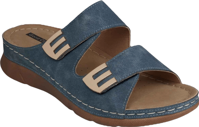 Women's Gretchen Double Strap Footbed Flat Sandals