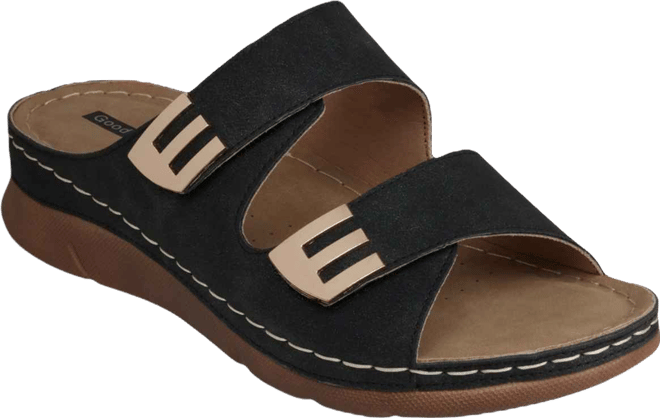 Women's Gretchen Double Strap Footbed Flat Sandals