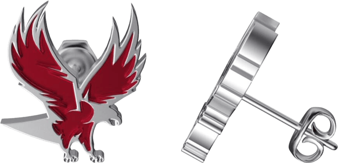 Women's  North Carolina Central Eagles Enamel Post Earrings