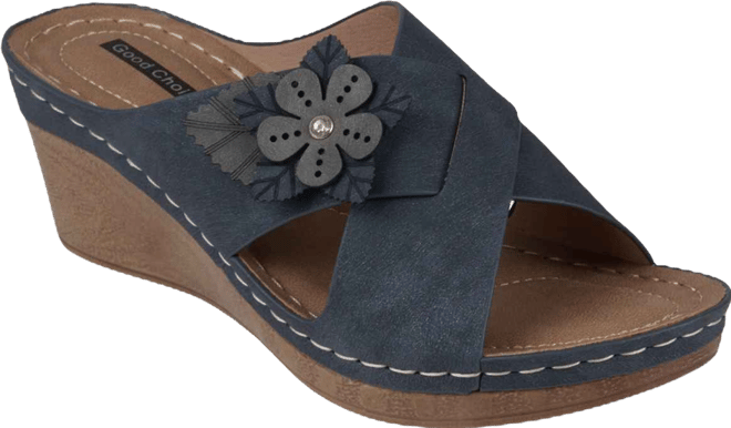 Women's Selly Flower Wedge Sandals