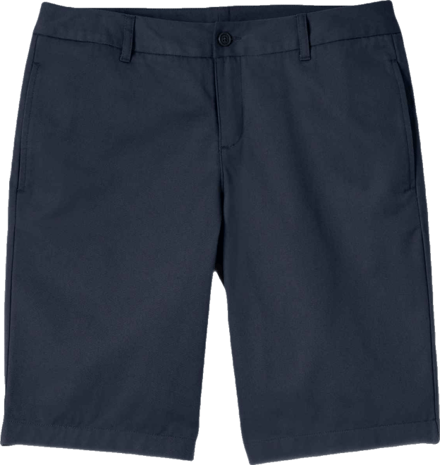 Women's Plain Front Blend Chino Shorts