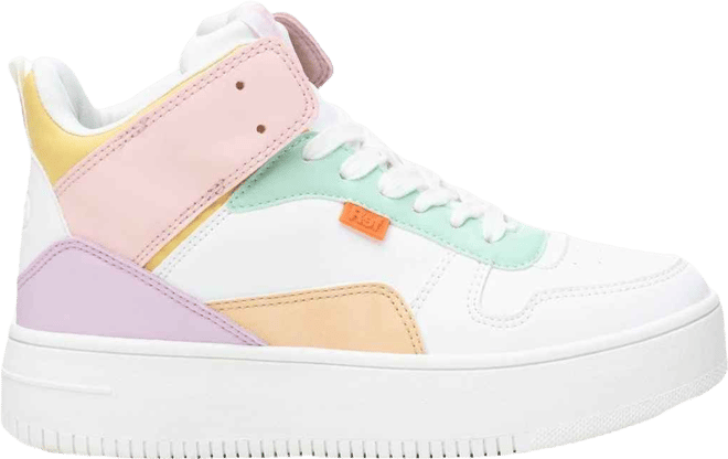 Women's Sneakers White With Multicolor Accent