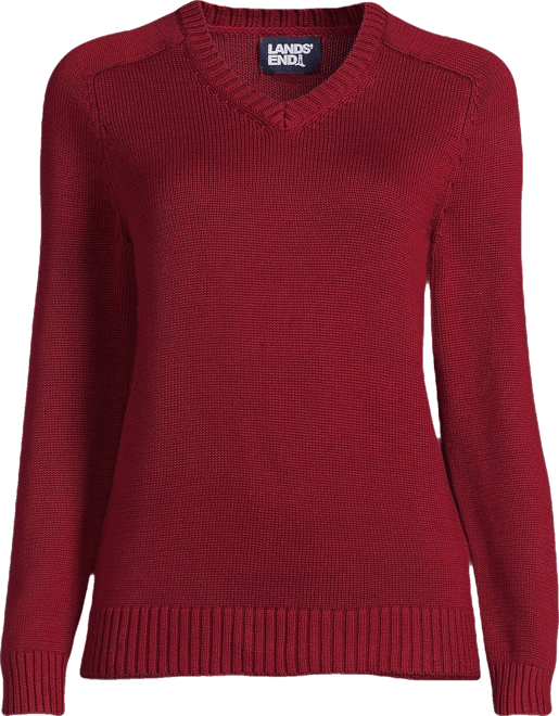 Women's Cotton Modal V-neck Sweater
