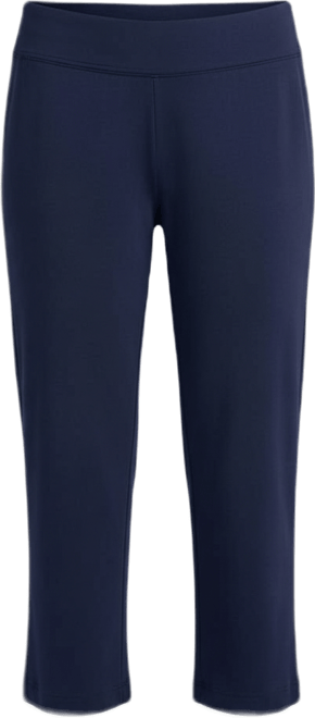 Women's Petite Starfish Mid Rise Pull On Crop Pants