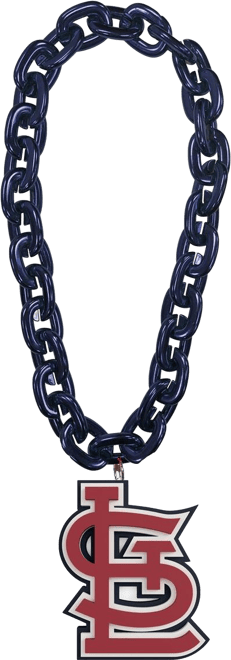 Men's and Women's Navy St. Louis Cardinals Team Logo Fan Chain