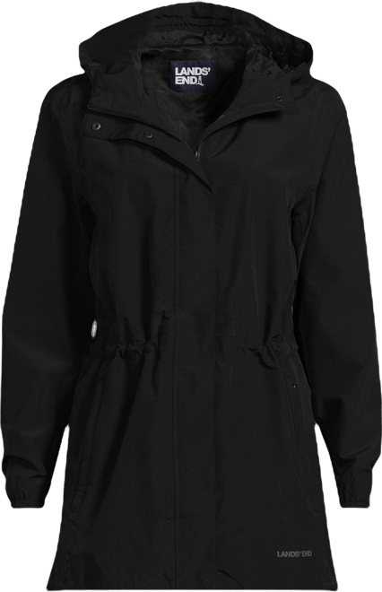 Lands' End Plus Size Squall Packable Waterproof Raincoat - Macy's