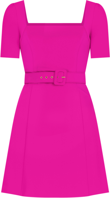 Donna Rico Women's Belted Fit & Flare Dress