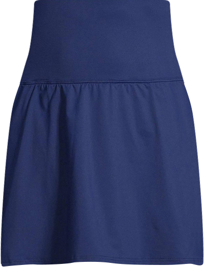 Women's Tummy Control Ultra High Waisted Modest Swim Skirt Swim Bottoms