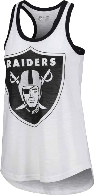Women's  White Las Vegas Raiders Tater Tank Top