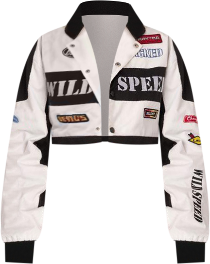 ジャケット・アウター melt the lady cropped line jacket 1 Edikted Women's Racer Crop Jacket With Patches - Macy's