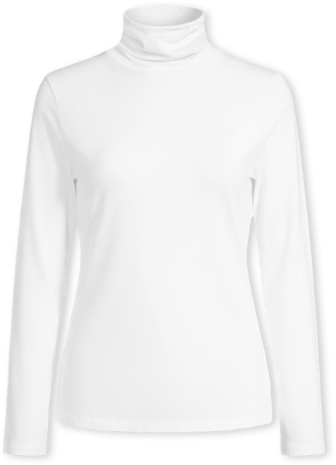 Lightweight Jersey Long Sleeve Turtleneck