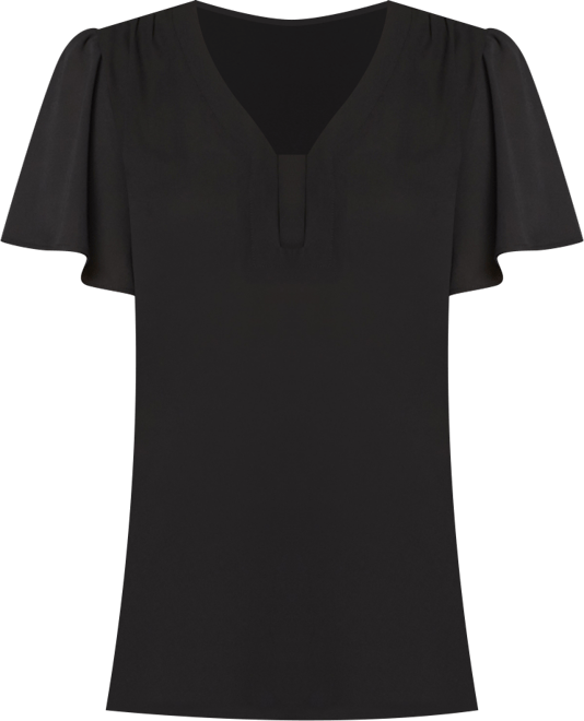 Women's Flounce Sleeve Blouse