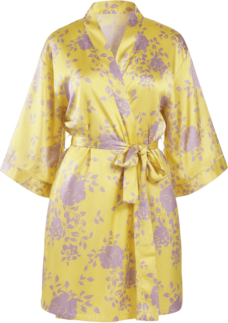 Women's Fiona Satin Print Robe