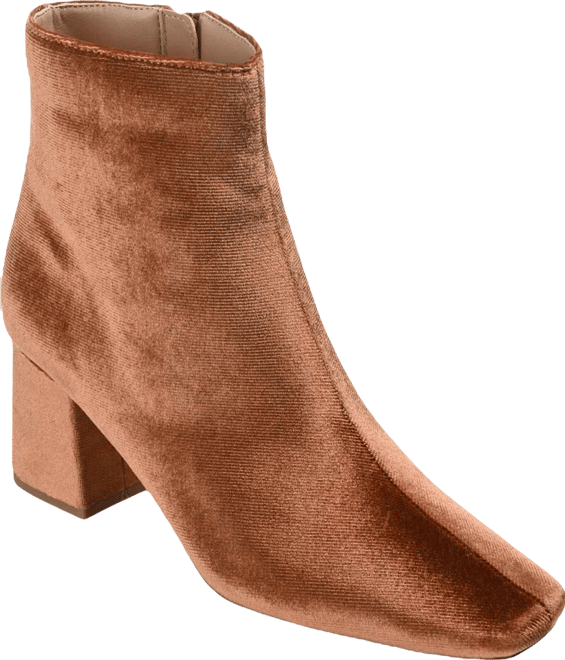 Women's Hazara Wide Width Velvet Block Heel Dress Booties