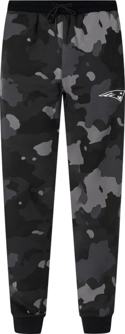 Men's and Women's  Black New England Patriots Camo Jogger Pants