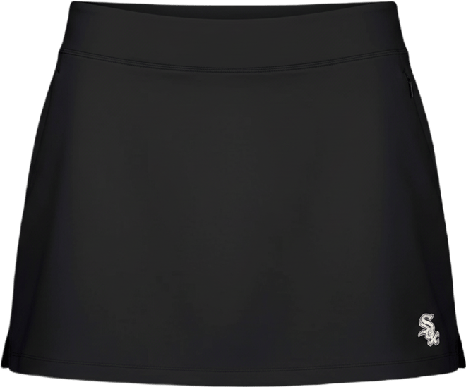 Women's  Black Chicago White Sox Aubrey Skort
