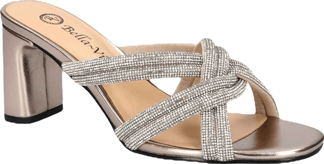 Women's Carmen Heeled Slip On Sandals