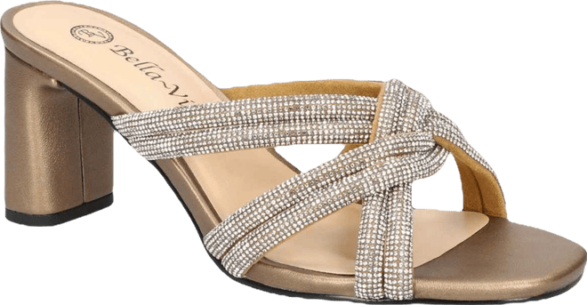 Women's Carmen Heeled Slip On Sandals