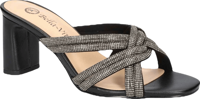 Women's Carmen Heeled Slip On Sandals