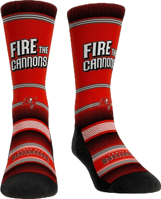 Men's and Women's  Socks Tampa Bay Buccaneers Team Slogan Crew Socks