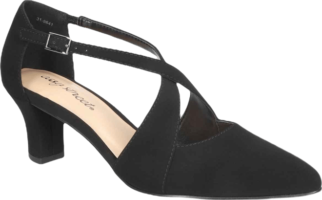 Women's Elegance Cross Strap Front Pumps