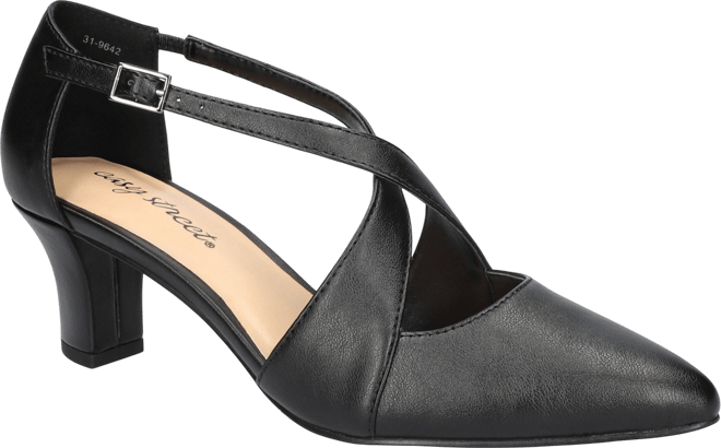 Women's Elegance Cross Strap Front Pumps