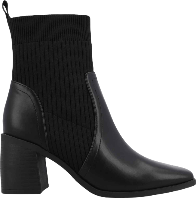 Women's Harlowe Chelsea Knit Block Heel Booties