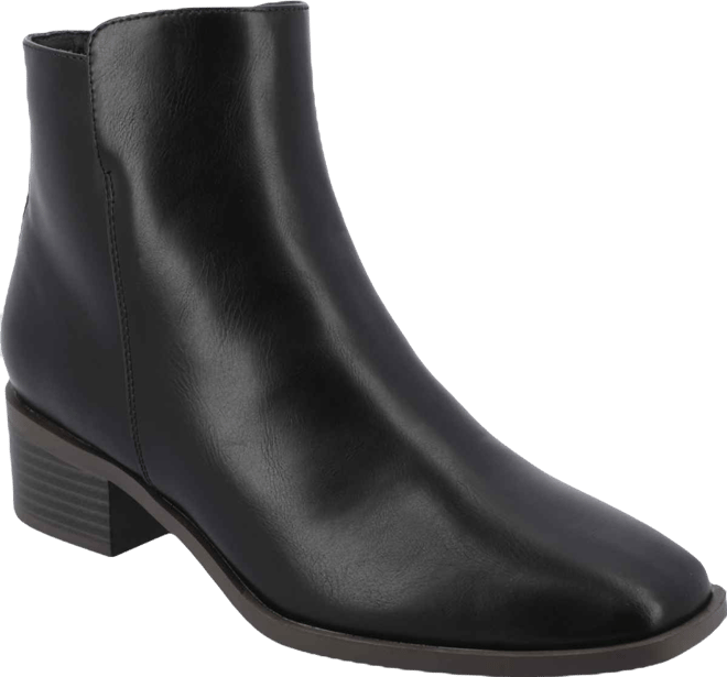 Women's Cappri Block Heel Square Toe Ankle Booties